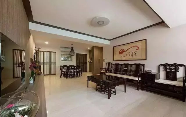 112㎡简中三室装修, 老先生的安乐生活家!