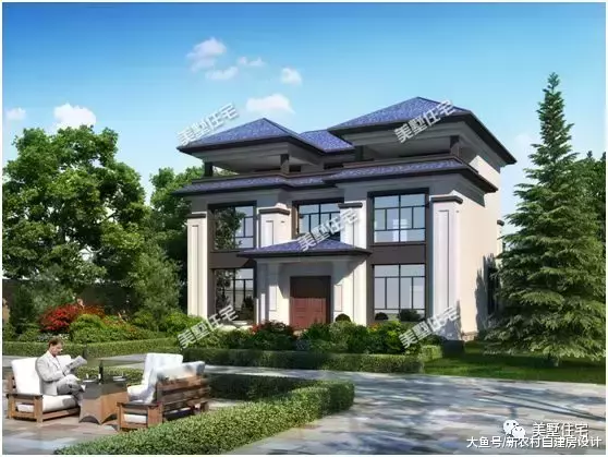 40多万建出百万效果, 这5套三层农村别墅你确定不看一看?