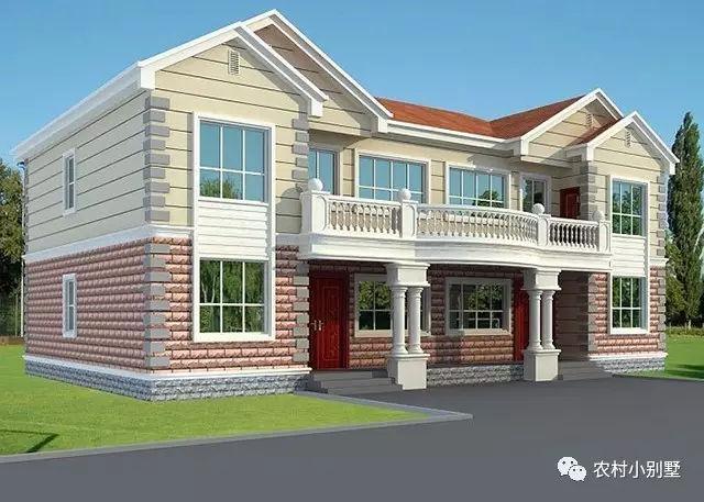 18套兄弟双拼农村别墅, 两兄弟一起建, 村里人见了都夸哥俩关系好