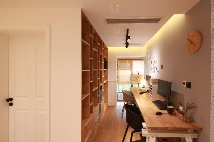 这样才是设计, 69平米开放式厨房、书房、衣帽间全有了