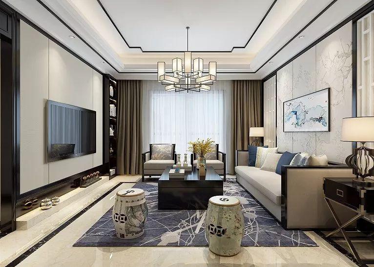 西安装修: 20万装130㎡古香风雅新中式风格, 没钱也可以高格调