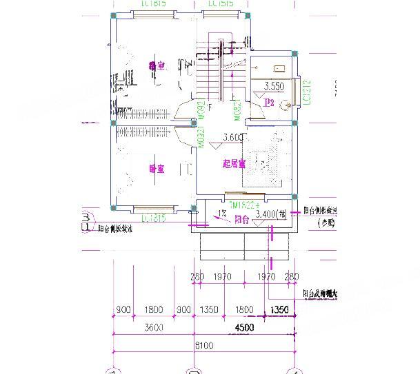 90平米实用型带露台农村三层自建房设计图, 预算不到25万!