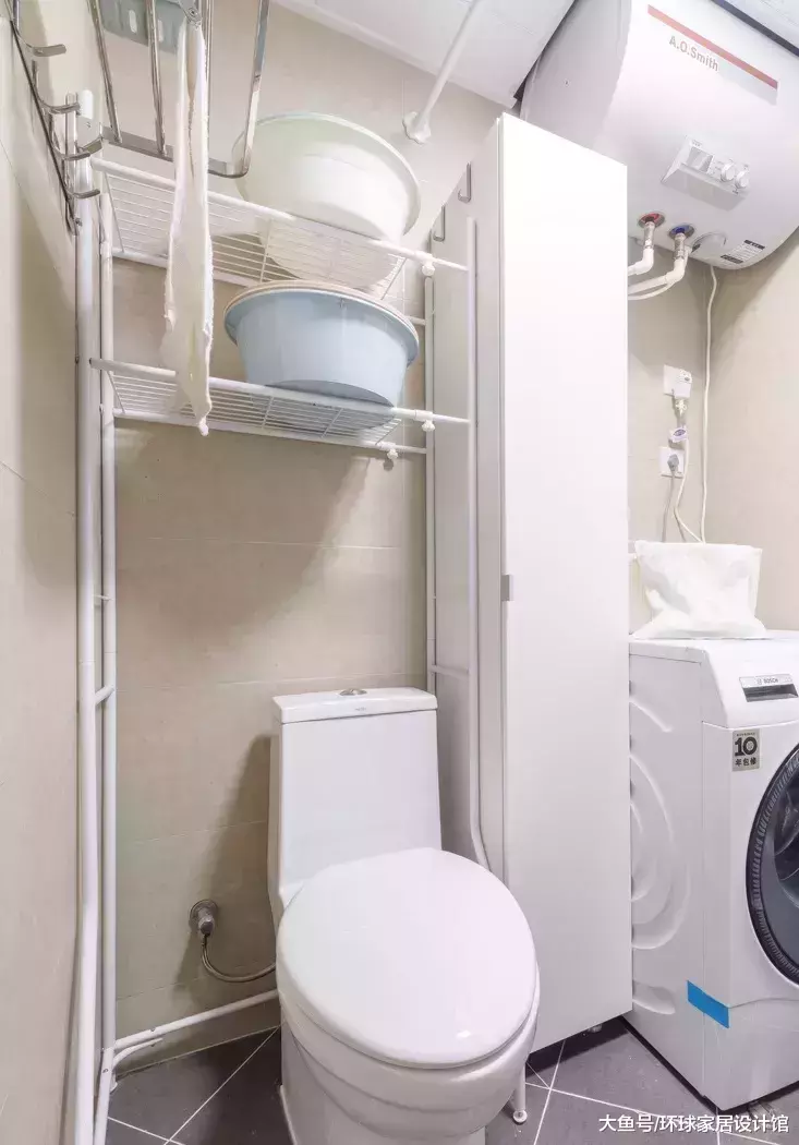 70平小户型, 电视柜设计第一次见, 收纳空间多了还美观!