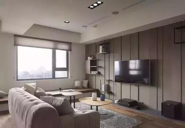 客厅就算没有阳台, 也能做得好看又实用!
