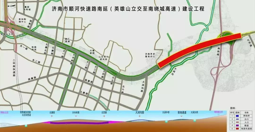 济南顺河高架南延即将动工! 到时候出行更便利了!