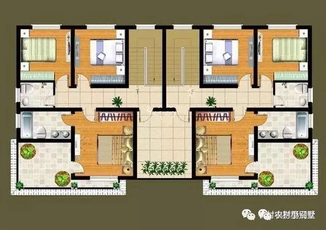 18套兄弟双拼农村别墅, 两兄弟一起建, 村里人见了都夸哥俩关系好