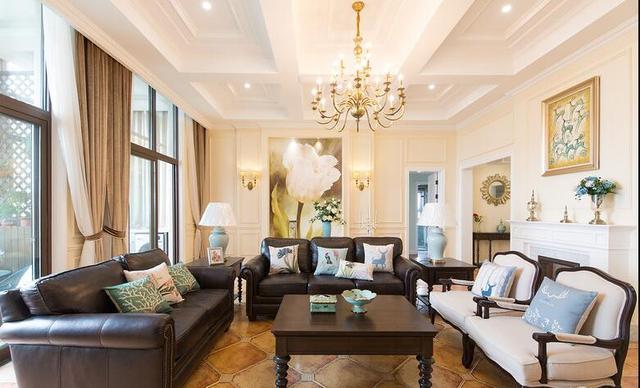 曬曬混搭風格的新房, 面積220平, 感覺裝修很好看