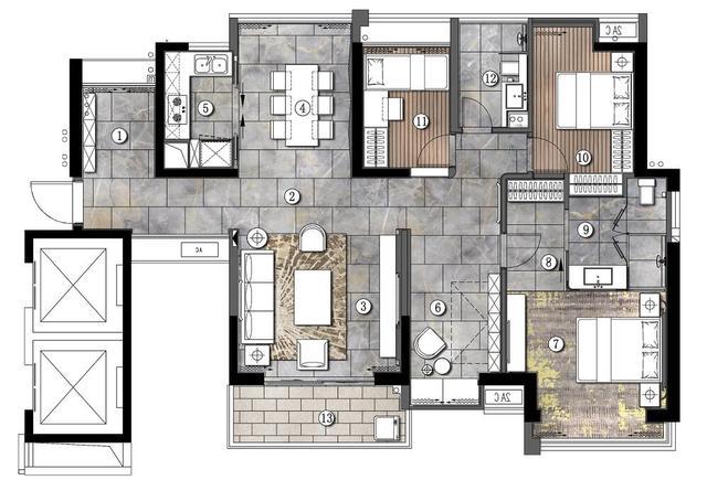 4000每平的精装房应该是这样的, 对比下你家交房的精装房吧!
