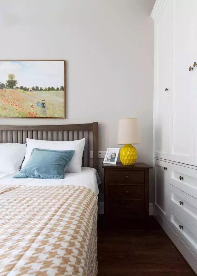 140㎡现代美式4居室, 客餐厅各做一个大飘窗, 空间好大