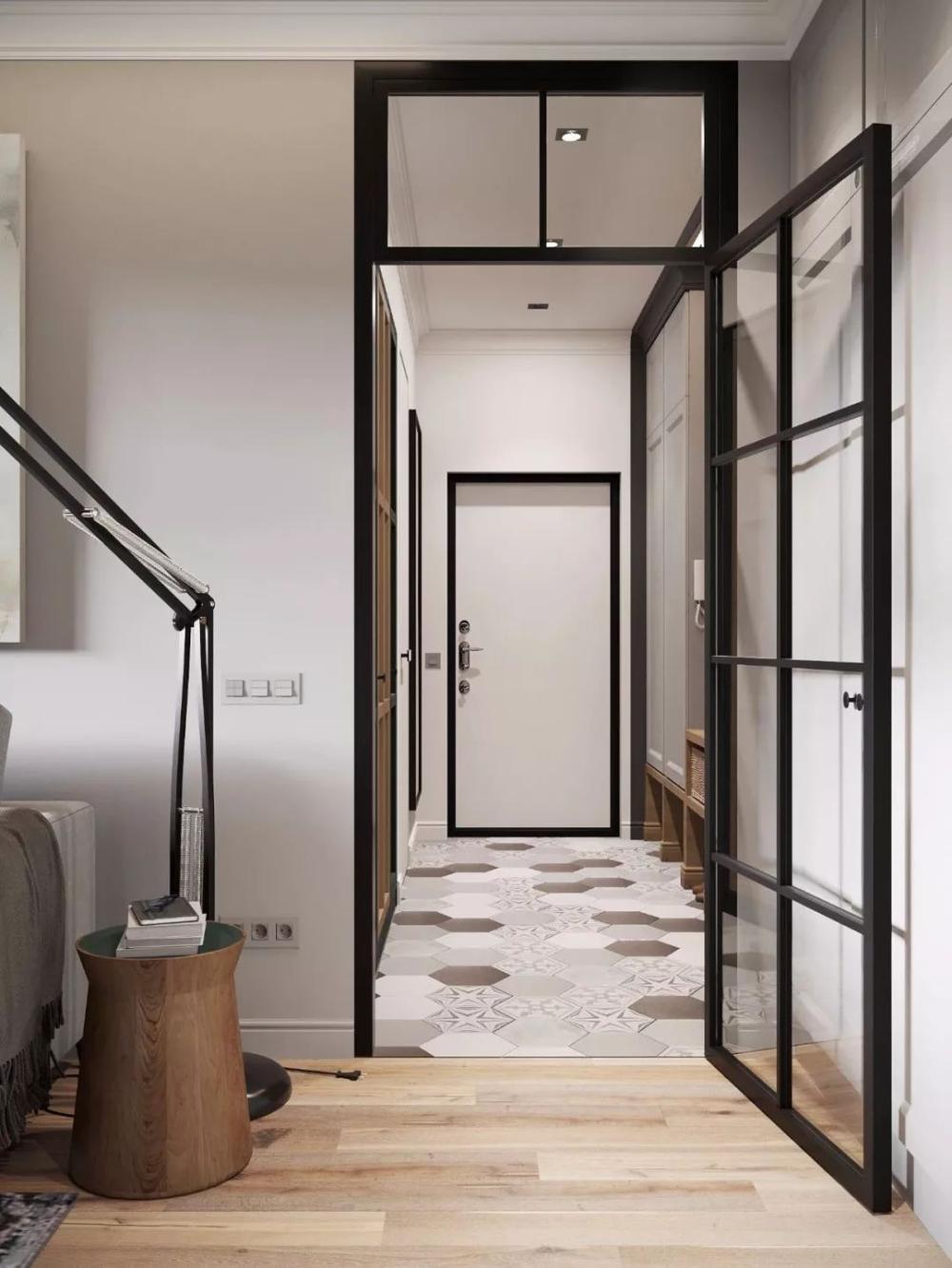 玄关铺地砖, 年轻人喜欢这样的设计方案!