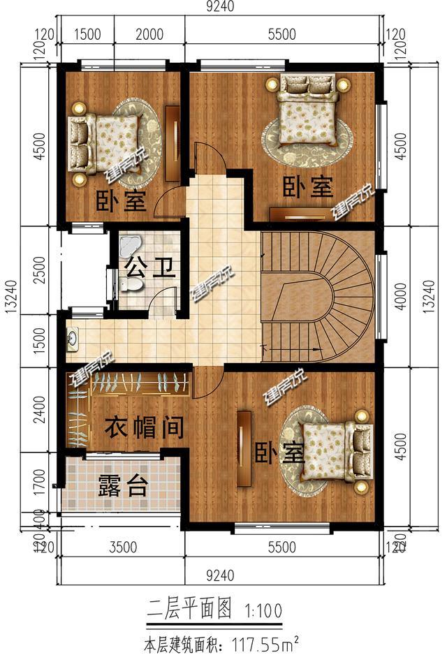 102平小宅基地也能建别墅, 外观时尚, 还带了地下车库