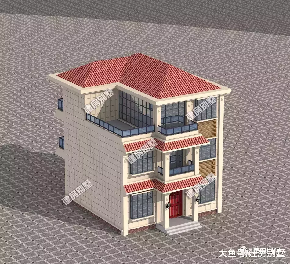 10×13米农村别墅, 有钱没钱都要回家建房, 不建才会后悔