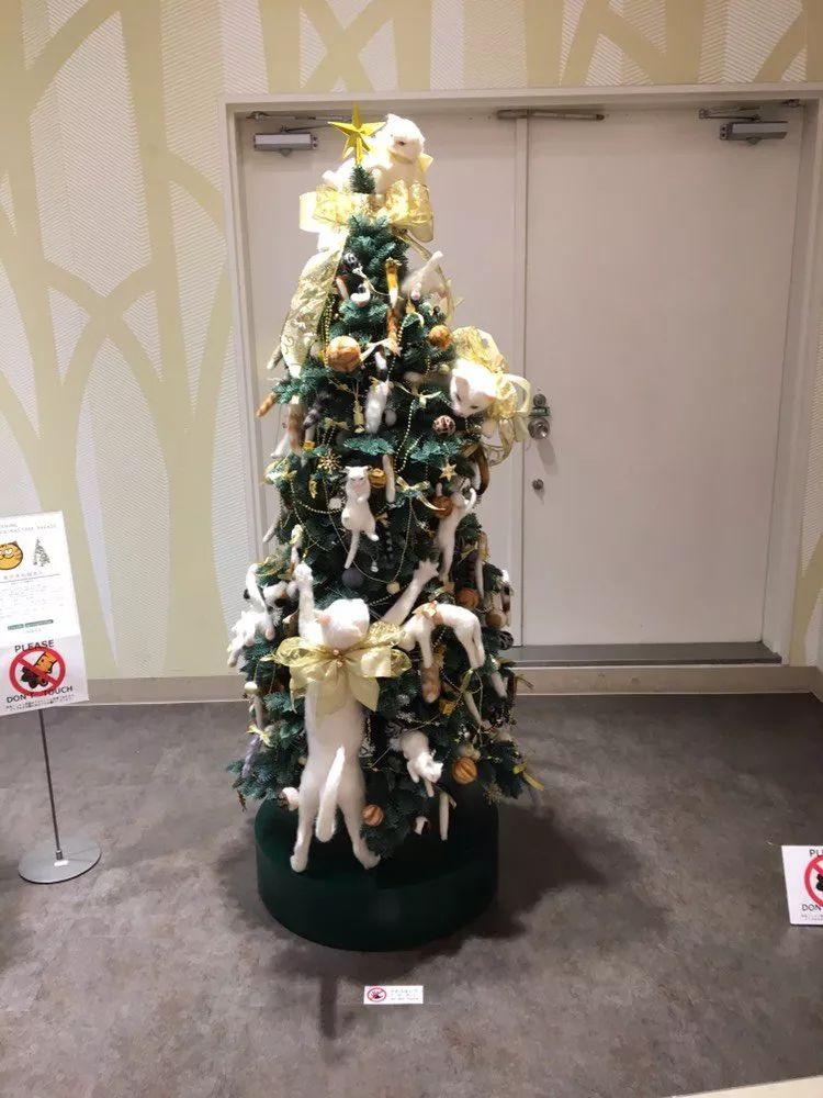 铲屎官们看到这些毛毡圣诞树装饰, 当场就被萌到尖叫