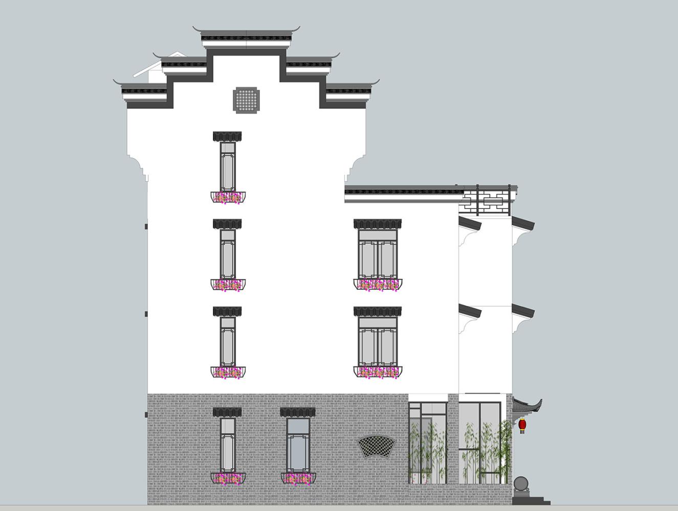 海南94万农村别墅四层带电梯, 泳池露台也不少, 豪宅还是中式漂亮