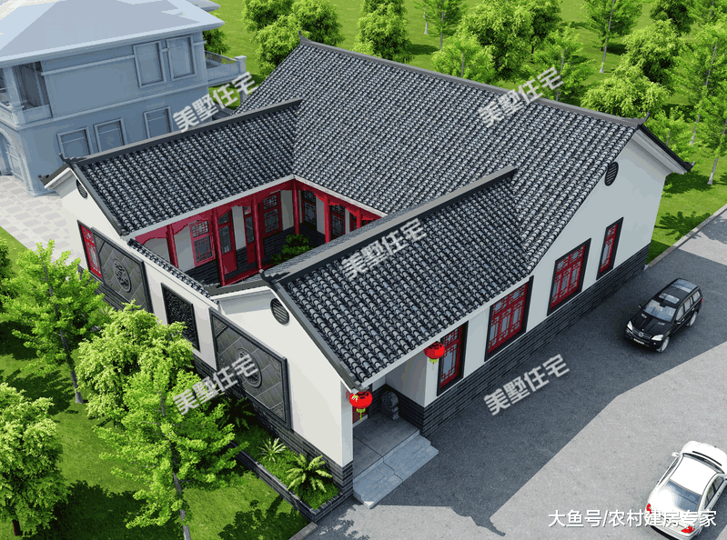 精选四款中式风格别墅, 盖其中一栋, 享一辈子福!