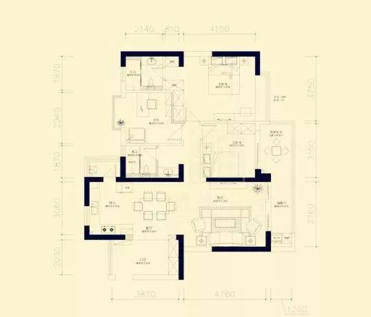 139㎡平美式三居室, 孩子超喜欢这样的布置!