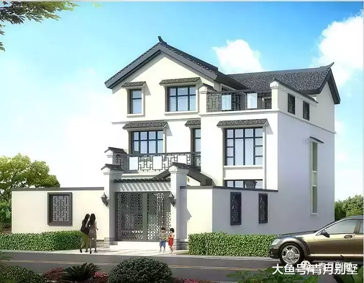 9.56米×11.36米中式小院, 享岁月静好, 宠辱不惊