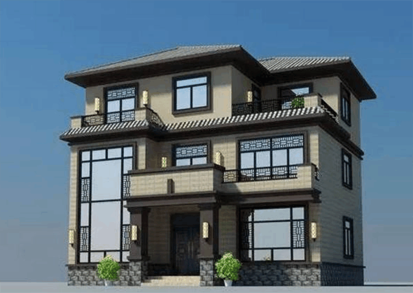 二款新中式风别墅代表作, 不仅仅停留在图纸, 价格便宜谁都能建, 魅力十足