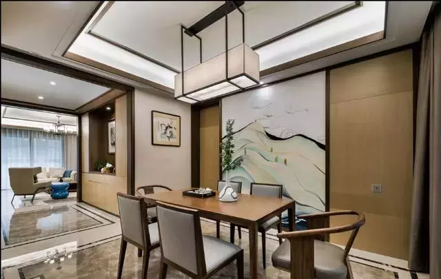 125㎡现代中式, 不笨重不老气, 却庄重高档!