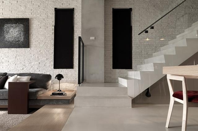 148㎡复古工业风装修案例, 卧室电视背景装成一堵墙, 特有范!