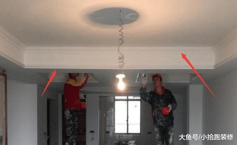 木工说顶部线条这样做, 成本只需几百块, 可最后业主直说亏了