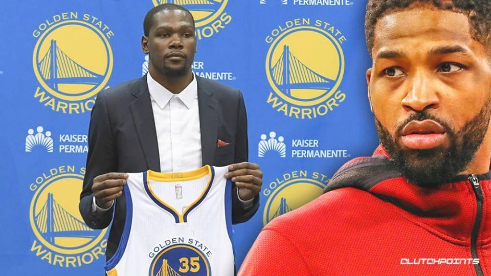 骑士TT嘲笑杜兰特, 抱大腿勇士就是想夺冠! 勇士球员很无情, 无奈