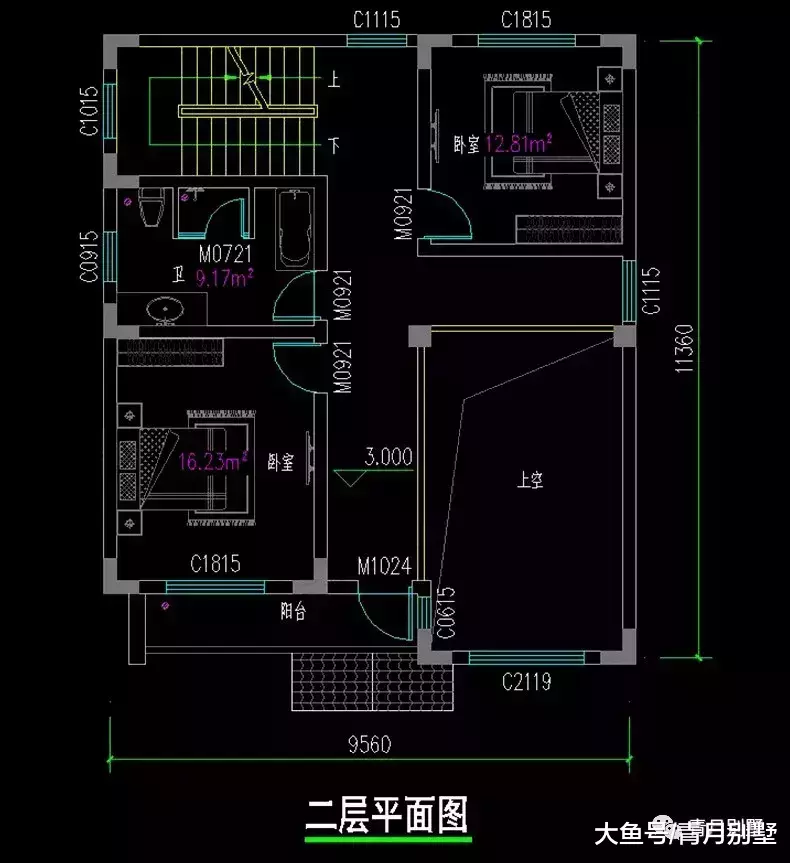 9.56米×11.36米中式小院, 享岁月静好, 宠辱不惊