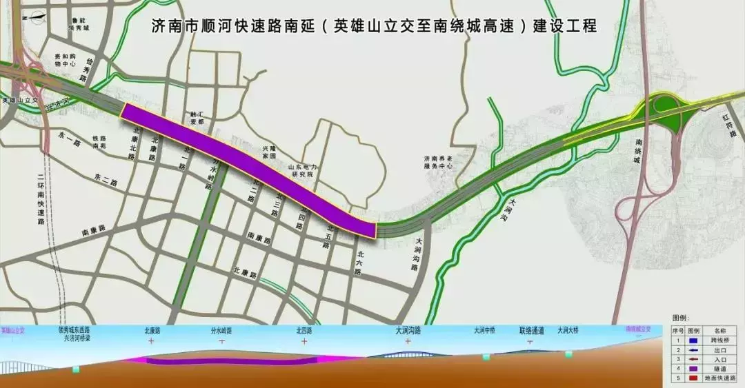 济南顺河高架南延即将动工! 到时候出行更便利了!