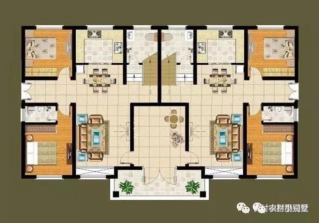 18套兄弟双拼农村别墅, 两兄弟一起建, 村里人见了都夸哥俩关系好