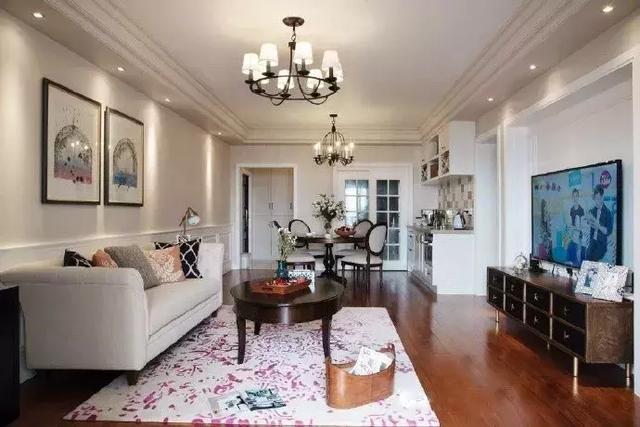 116㎡清爽简美三居室, 色调亮丽, 幸福感满满!