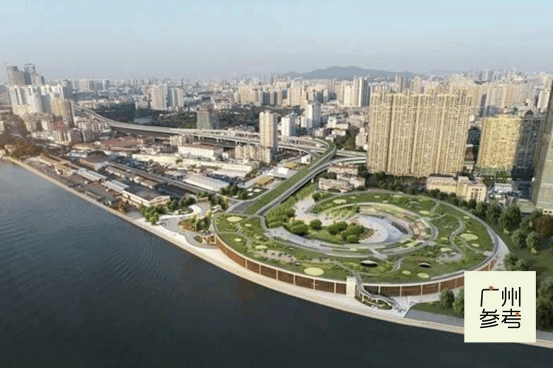 开工! 广州这片老城变身世界滨水区, 2地铁+投36亿建大动脉