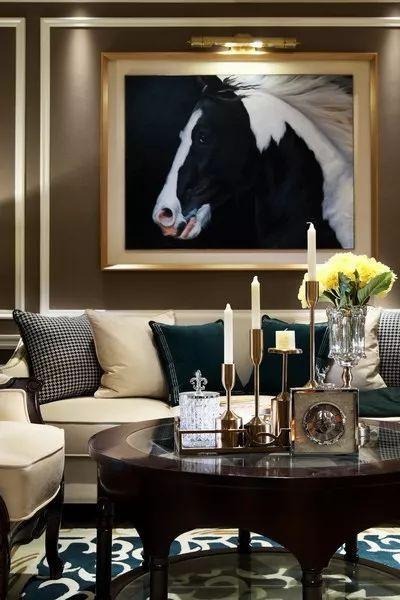 180㎡古典美式, 别致布局端庄矜贵