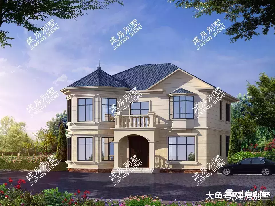 小面积的两层农村自建房户型, 第二栋造价低到让人鼓掌