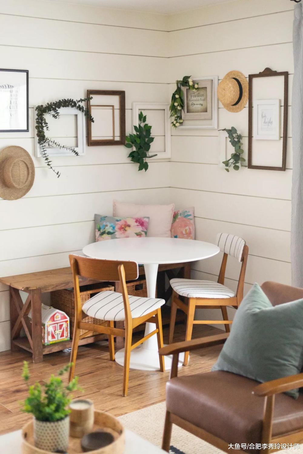 墙角1㎡也能当办公区, 黑色床头设计更特别, 朋友合肥150㎡的房子有创意!