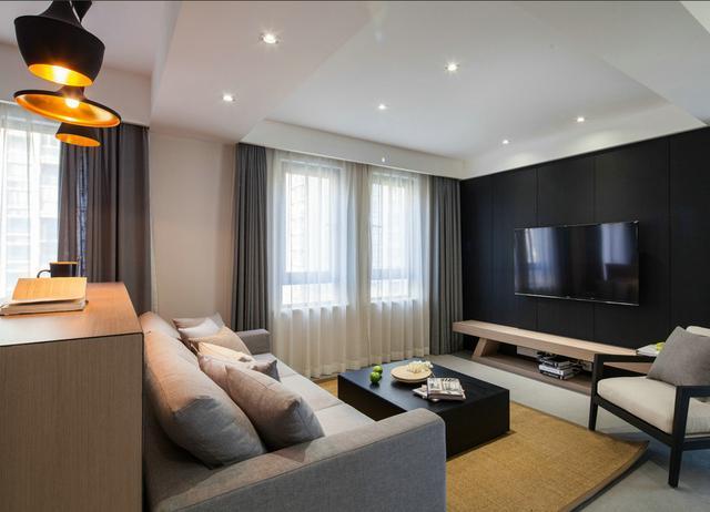 晒晒同事的102平新房, 客厅这样设计的, 我还真是第一次见!