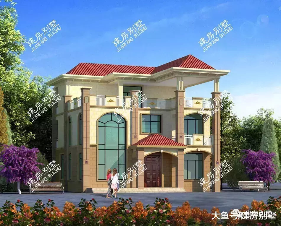 农村建房首选欧式别墅, 建了第一栋早晚要发财