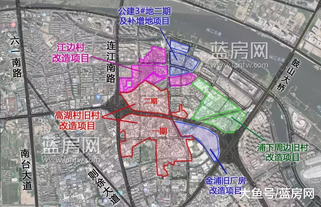 福州两大CBD组团2018年征迁计划曝光! 一大波学校、综合体、道路将开工!