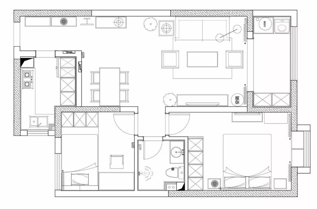 70㎡北欧小二房, 这样舒适温馨的氛围, 越看越喜欢!