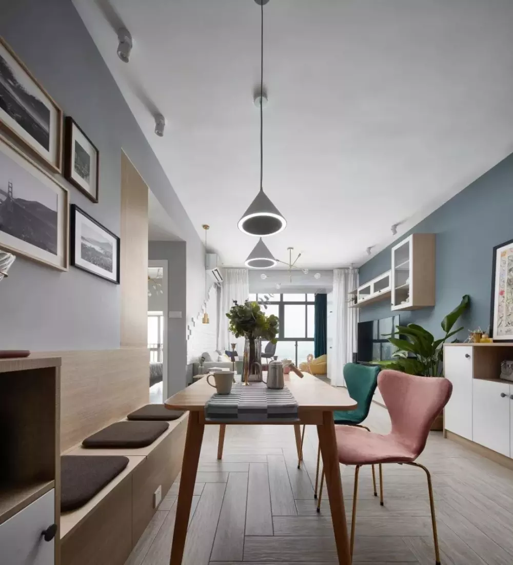 深圳的74平北欧风小户型二居室, 打造一个文艺小窝