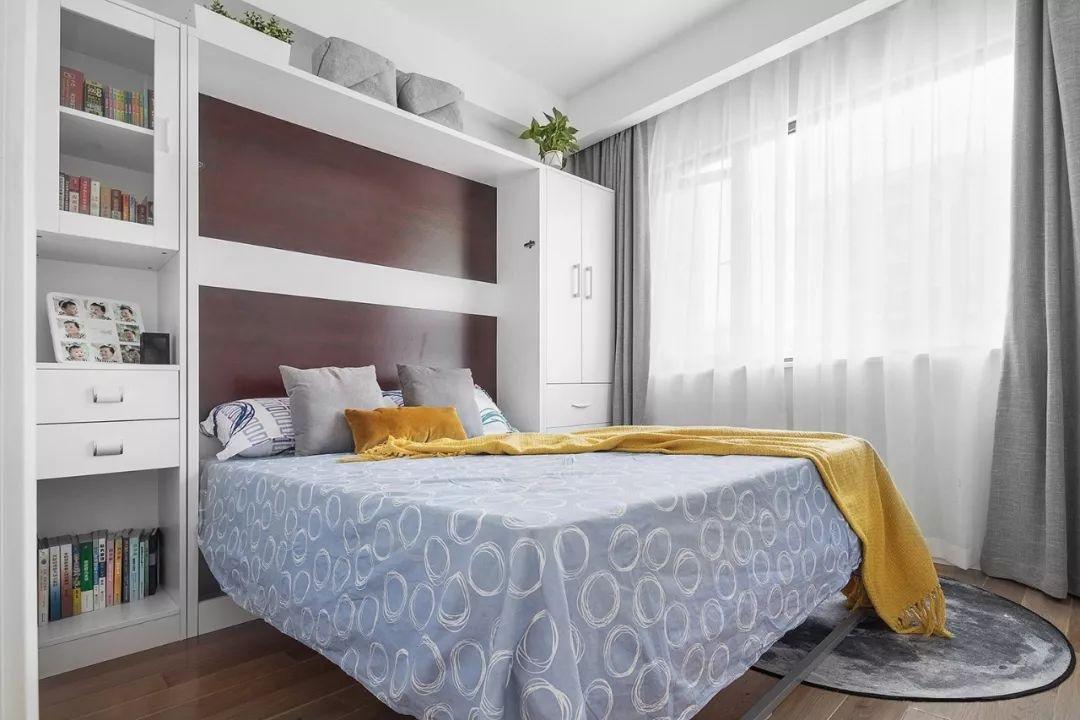 小户型墙面别只是刷上乳胶漆, 再做点收纳就实用多了