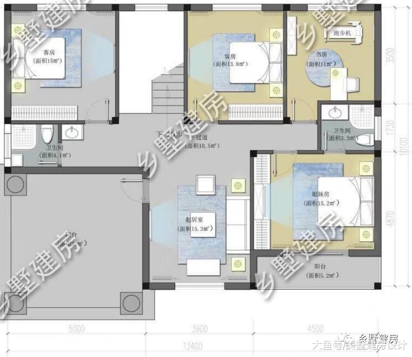 农村还没建房的有福了, 这款13X10米小别墅造价只需30万!