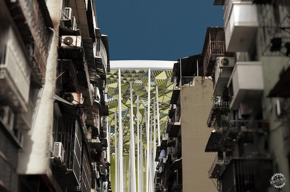 无锡“白色森林”剧院, 光影的游戏