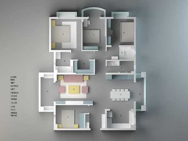 118㎡美式风格装修, 空间宽敞明亮, 看完儿童房我忍不住笑了!