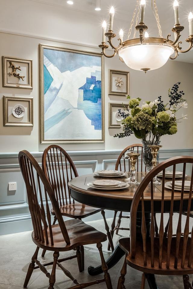 太原137㎡新房装修, 美式两居室, 客厅和卧室美翻了!