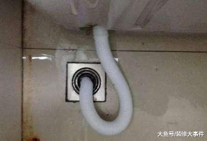洗衣机排水管不要直插地漏, 很多人没听劝, 入住后才知道有多坑
