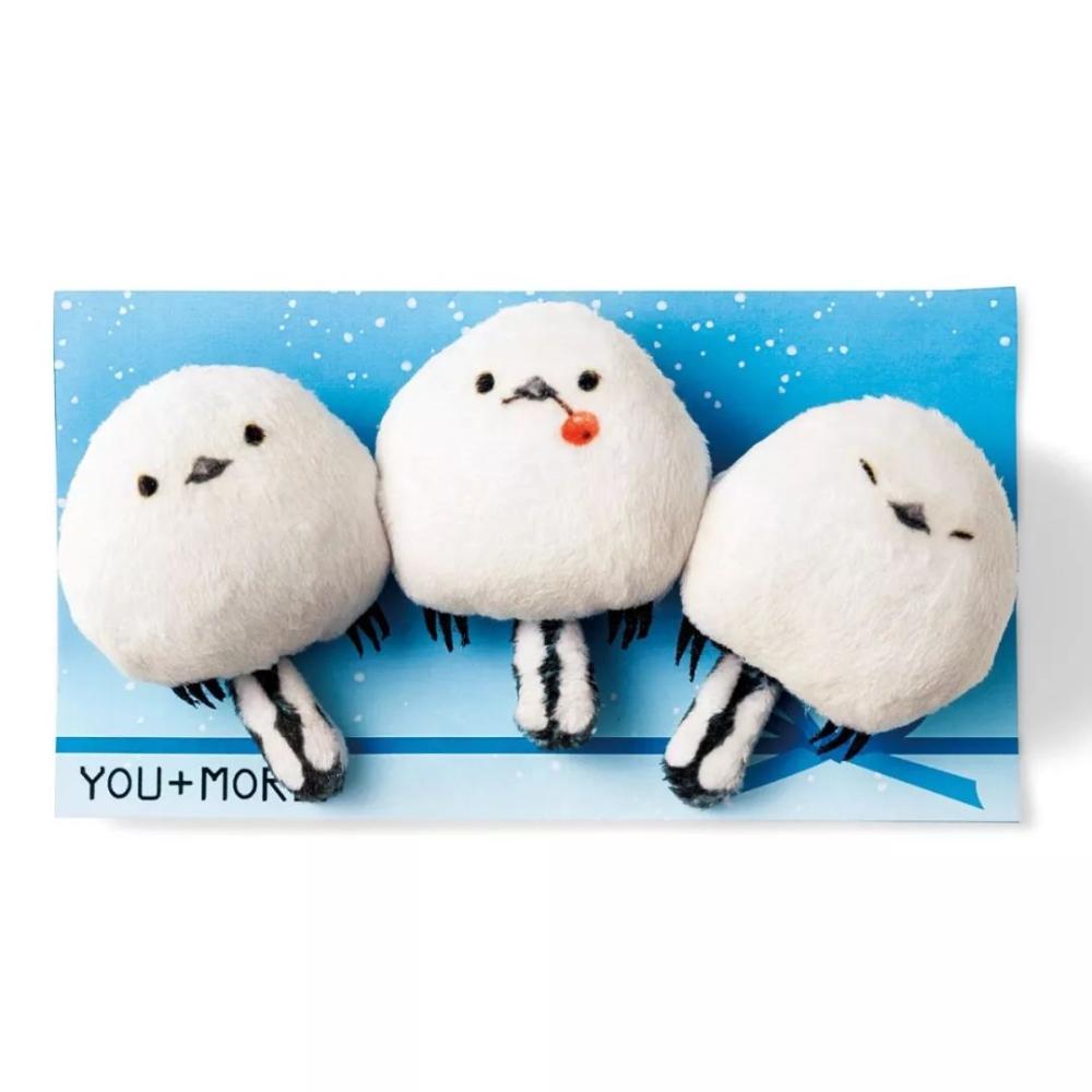 这么可爱毛绒绒的长尾银喉山雀, 居然是块磁铁?