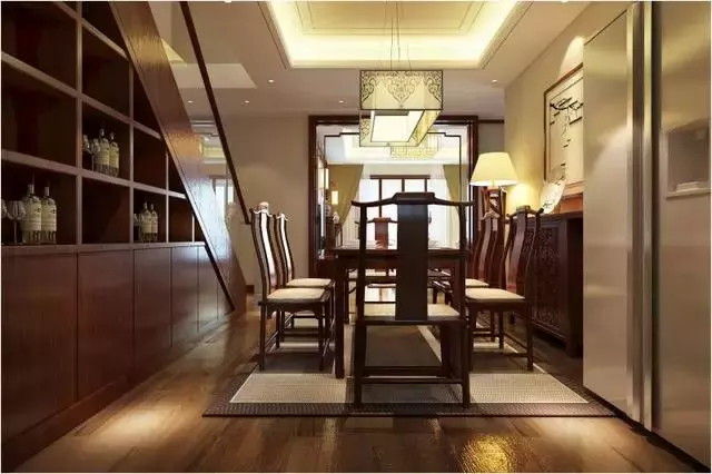 280平复式, 中式风简单实用为主 布置得很温馨