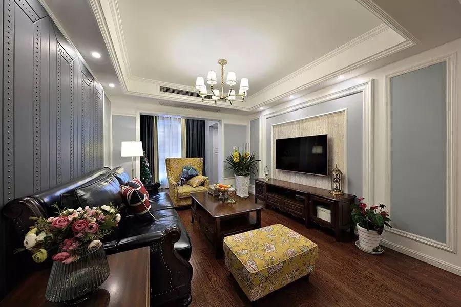 美式客厅电视墙, 这样设计显高档!