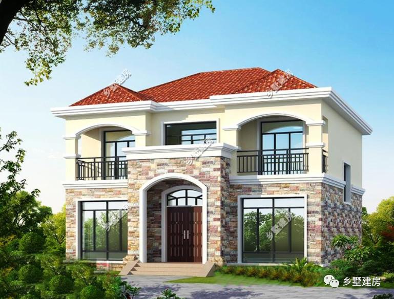 农村二层小洋楼应该怎么建? 500套图纸中精选的5套来给你答案