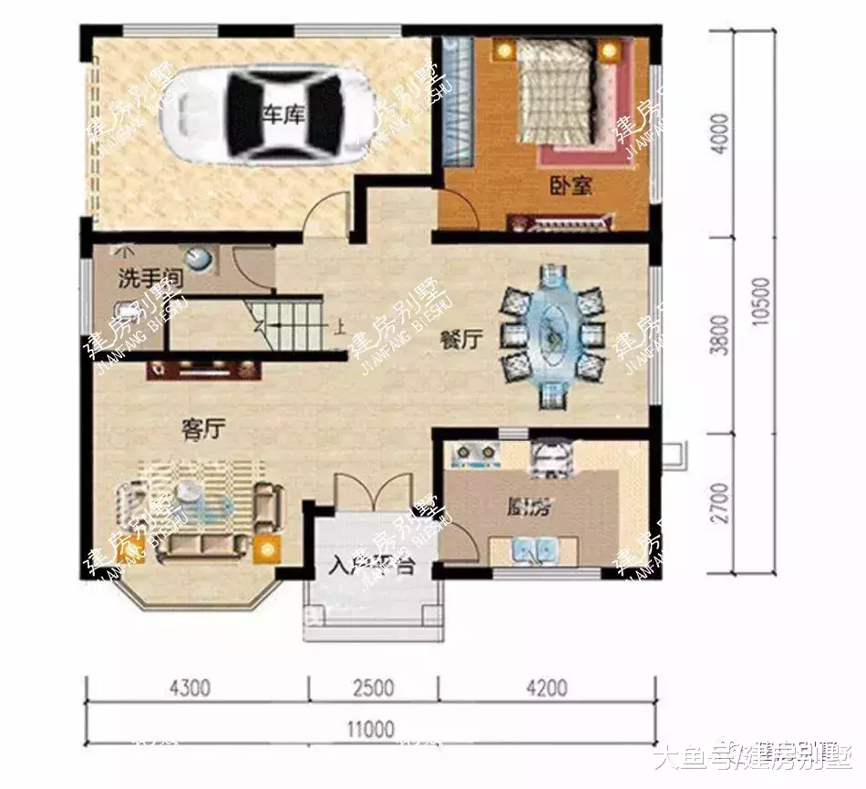 建豪宅首看四层别墅户型, 第一栋设计进了湖南人的心坎里